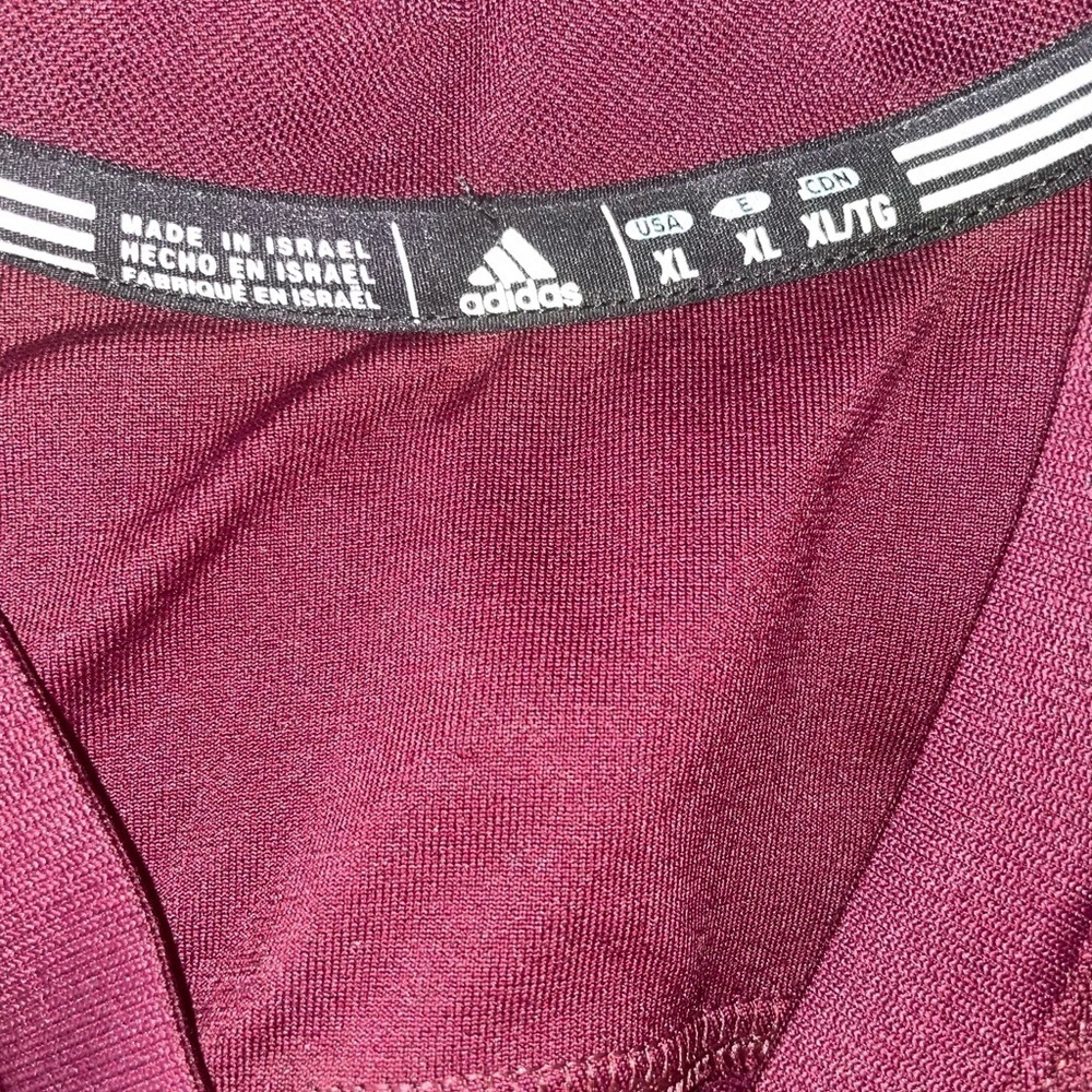 adidas M99591 Men's Maroon Techfit Primeknit Climacool Football Jersey new - Picture 4 of 4